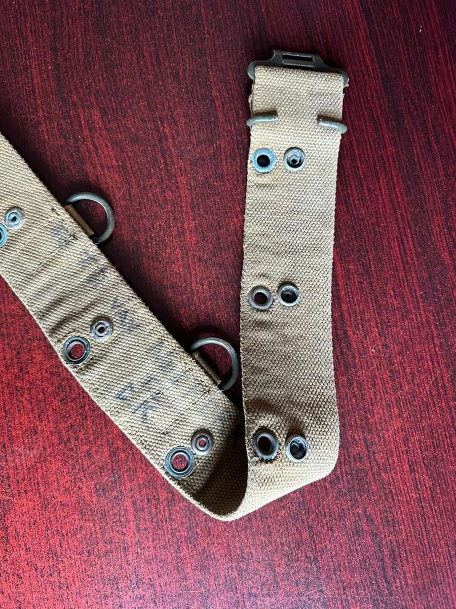 SADF pattern 73 webbing belt,also used by Koevoet. Extended length 84 cm.
