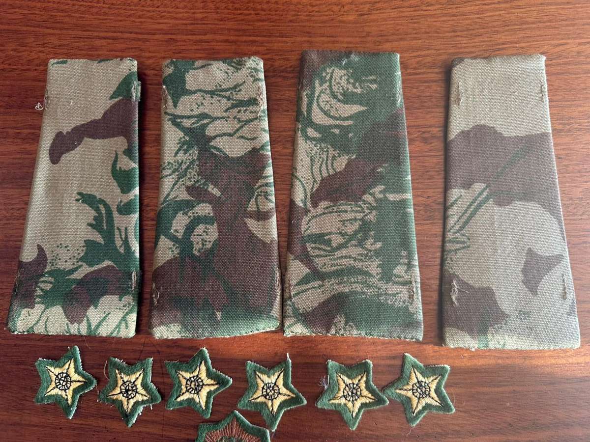 Task force ranks and cap badge.