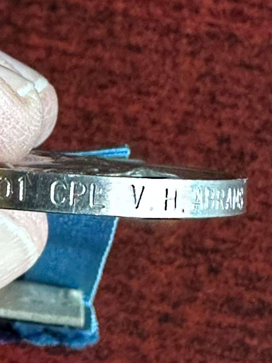 Rhodesia GSM awarded to 701801 Cpl. V.H. Abrams.