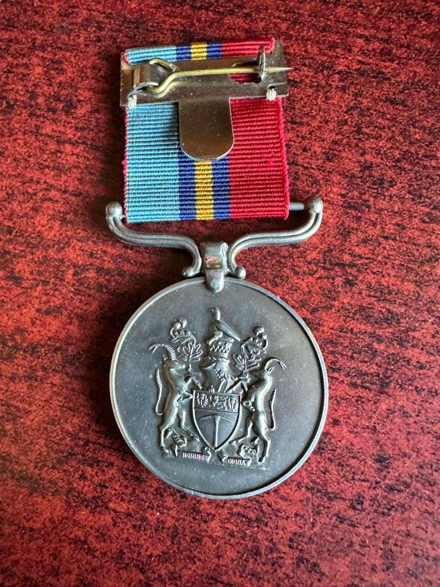 Rhodesia GSM awarded to PR 76065 RFN. G.G. van Blerk.