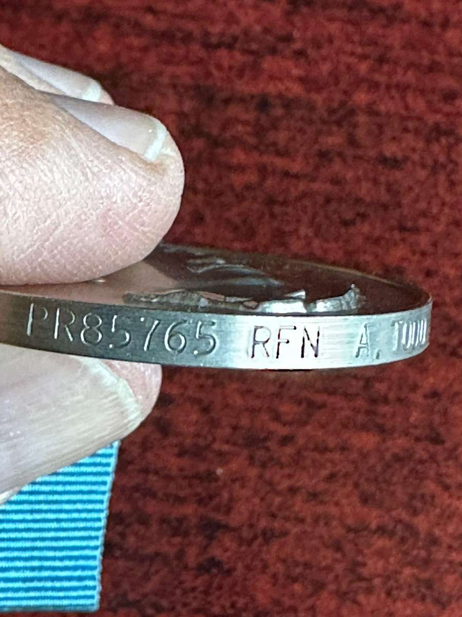 Rhodesia GSM awarded to PR 85765 Rfn. A. Todd.