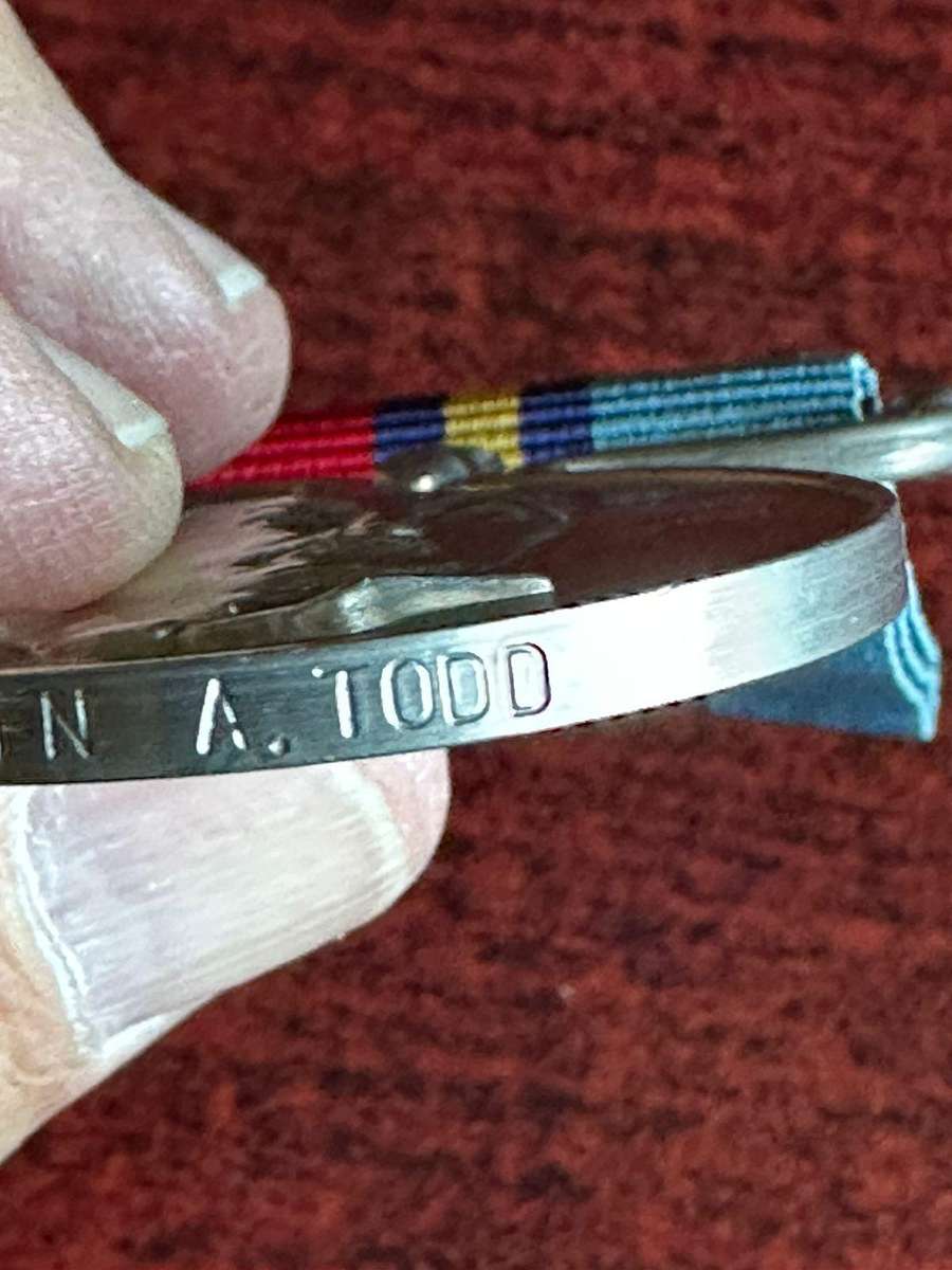 Rhodesia GSM awarded to PR 85765 Rfn. A. Todd.