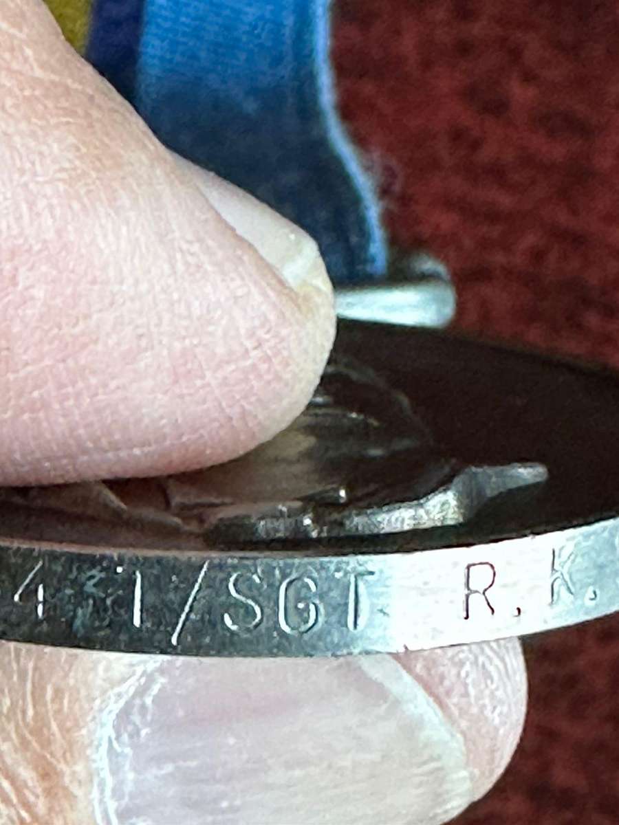 Rhodesia GSM awarded to PR 35834 T/SGT R.K. Welbourn.