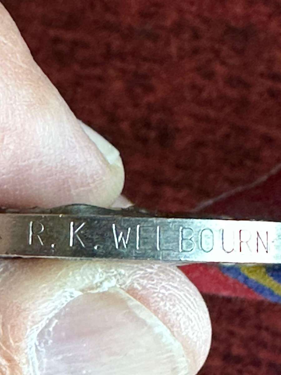 Rhodesia GSM awarded to PR 35834 T/SGT R.K. Welbourn.