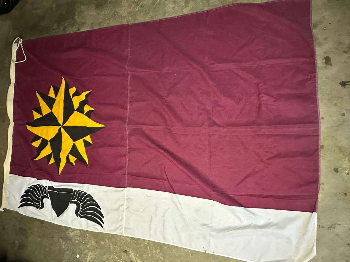 4 Special forces Regiment flag. Original. Large,measures 270x180cm. Cotton. Double sided. Used but i