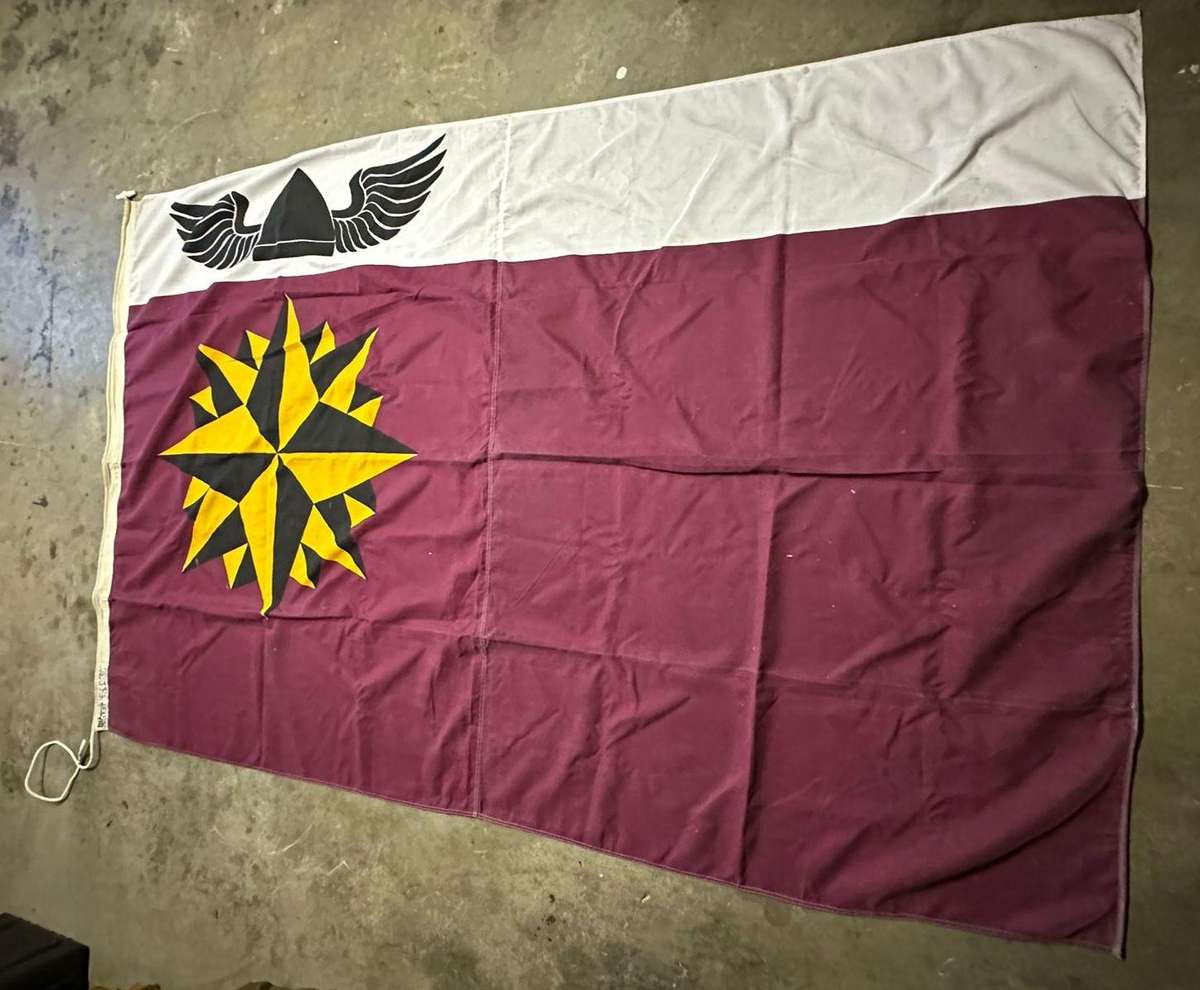 4 Special forces Regiment flag. Original. Large,measures 270x180cm. Cotton. Double sided. Used but i