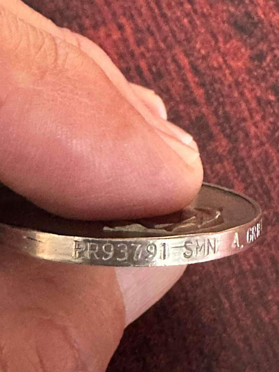 Rhodesia GSM awarded to PR 93791 SMN. A. Grieve.