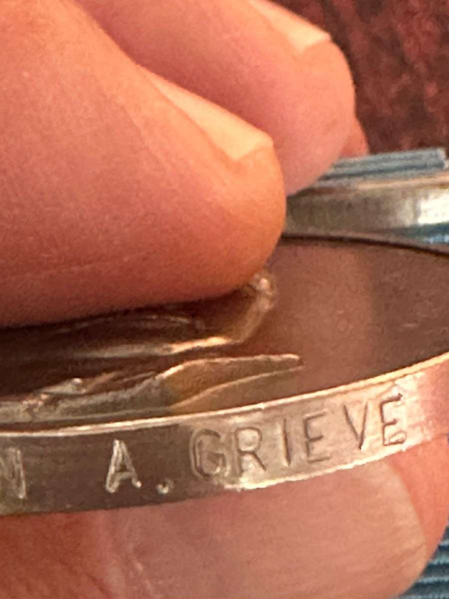 Rhodesia GSM awarded to PR 93791 SMN. A. Grieve.