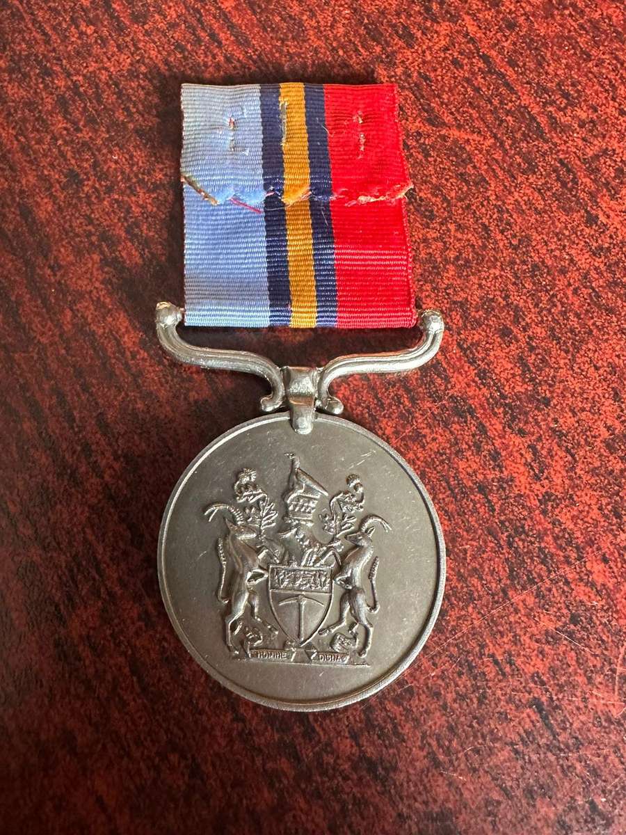 Rhodesia GSM awarded to R82165 T Pte. C. Sammy