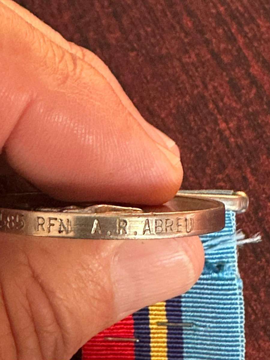 Rhodesia GSM awarded to PR115585 RFN. A.R. Abreu