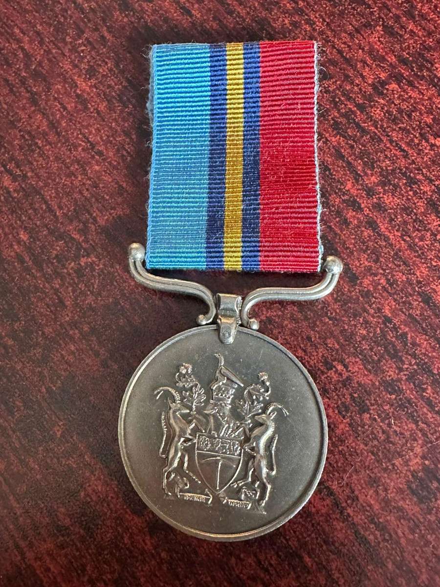 Rhodesia GSM awarded to R104086T L. Cpl. C. Suerga.