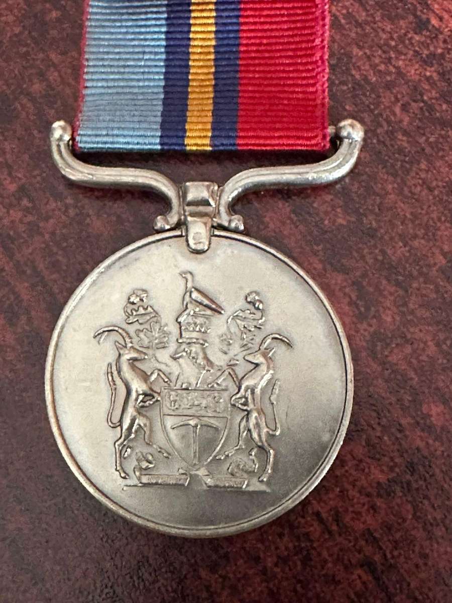 Rhodesia GSM awarded to 2365 Rfn. C.S. Grigoratos