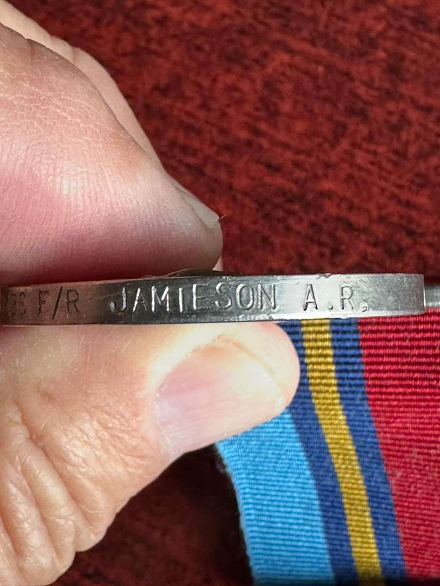 Rhodesia GSM awarded to 19843S F/R Jamieson A.R.