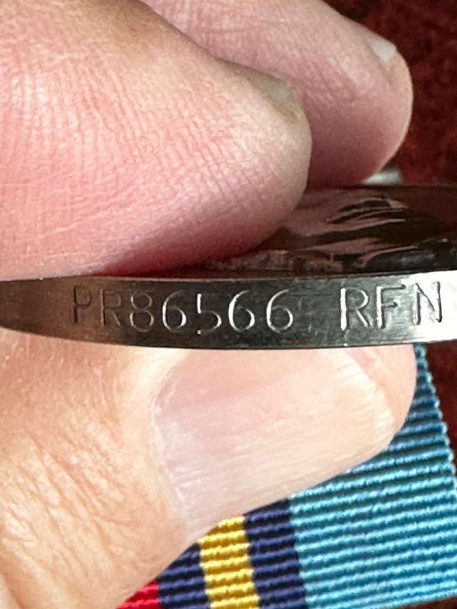 Rhodesia GSM awarded to PR 86566 RFN. A. Taylor