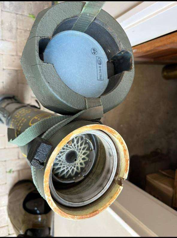 Border War period Millan Franco-West German anti tank guided missile tube,accepted for service 1972.