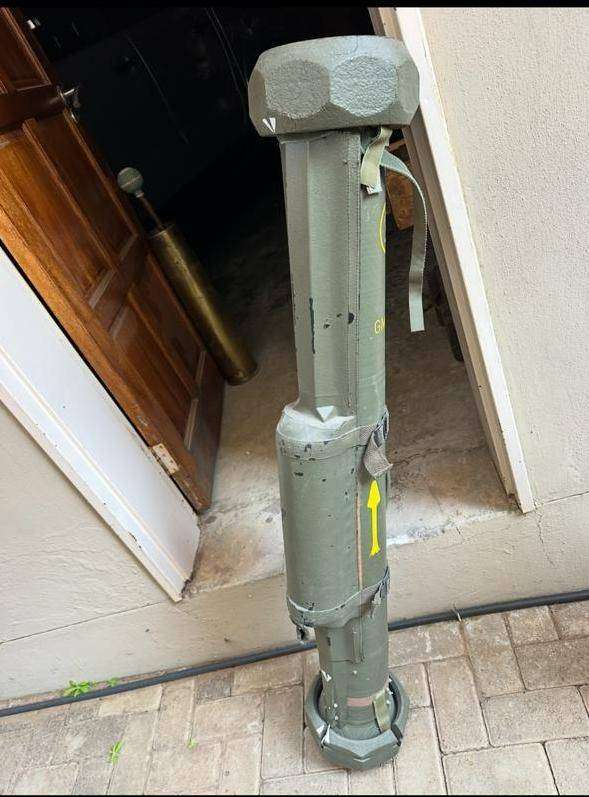 Border War period Millan Franco-West German anti tank guided missile tube,accepted for service 1972.