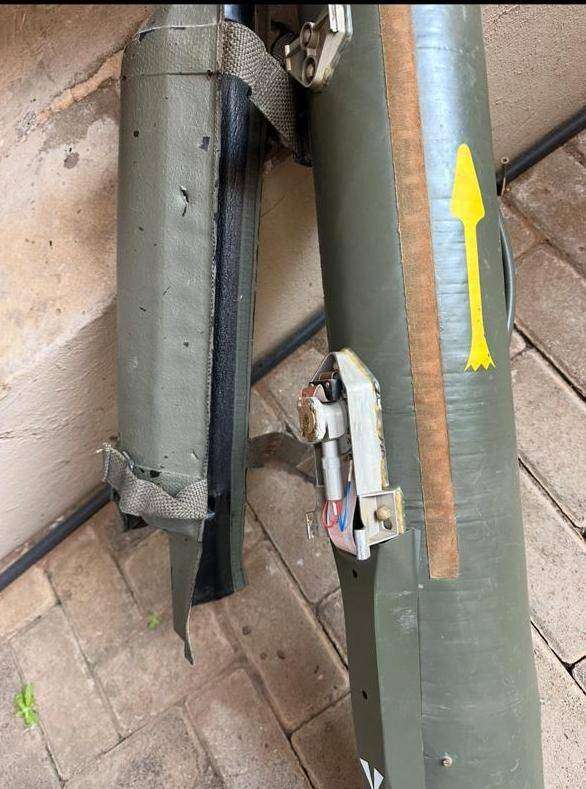 Border War period Millan Franco-West German anti tank guided missile tube,accepted for service 1972.