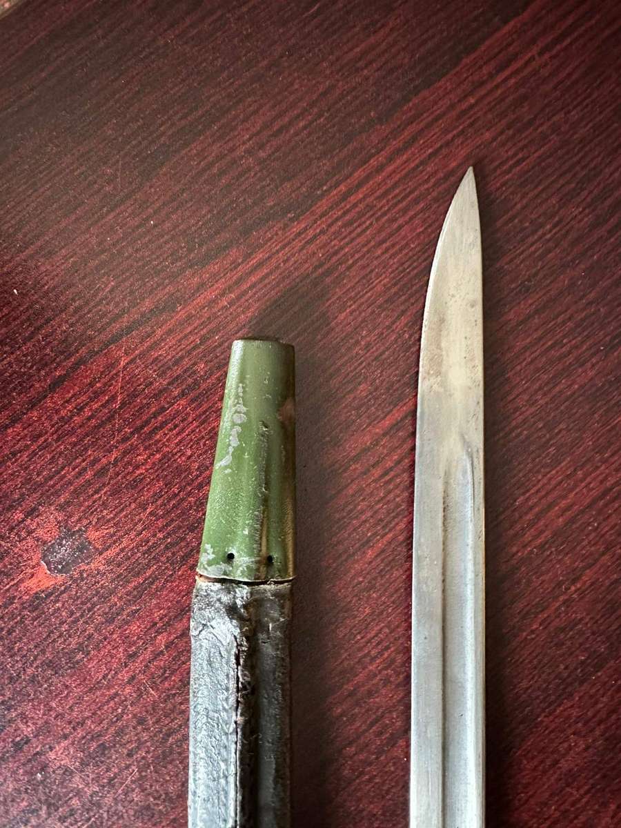 1907 Bayonet by Wilkinson with scabbard. Scabbard not in a good condition.