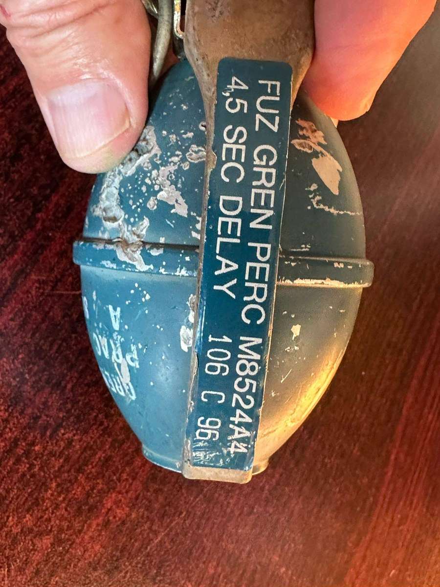 SADF M26 Practice grenade. Inert. FFE