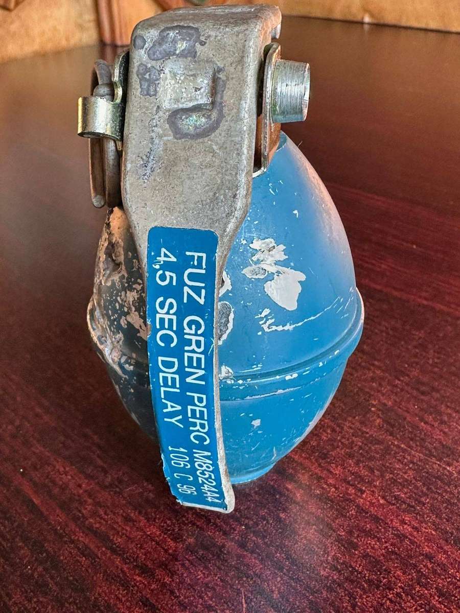 SADF M26 Practice grenade. Inert. FFE