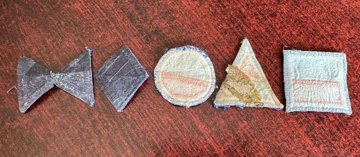 Company arm flashes for armour. 5 In total