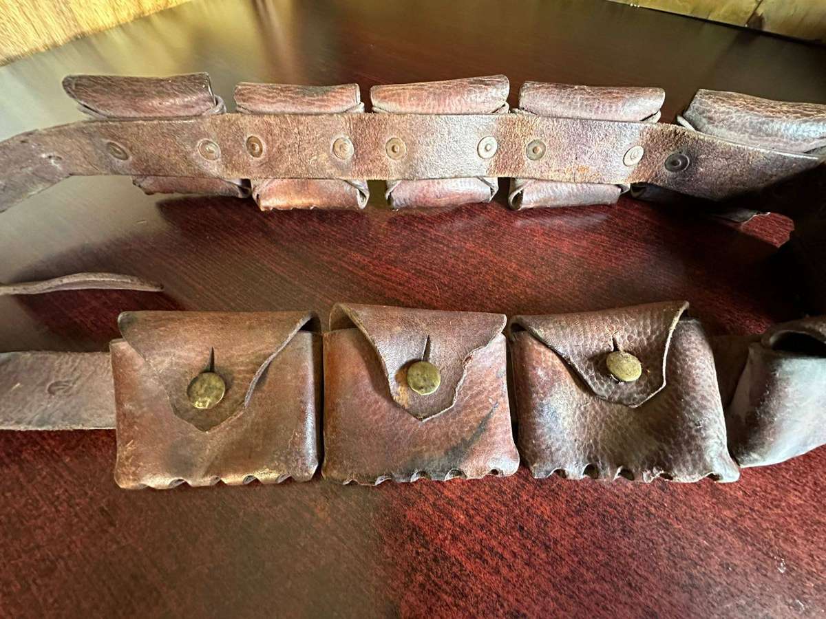 Union Defenc force Pattern 1901 bandolier,used by Mounted Infantry during the invasian of German Sou