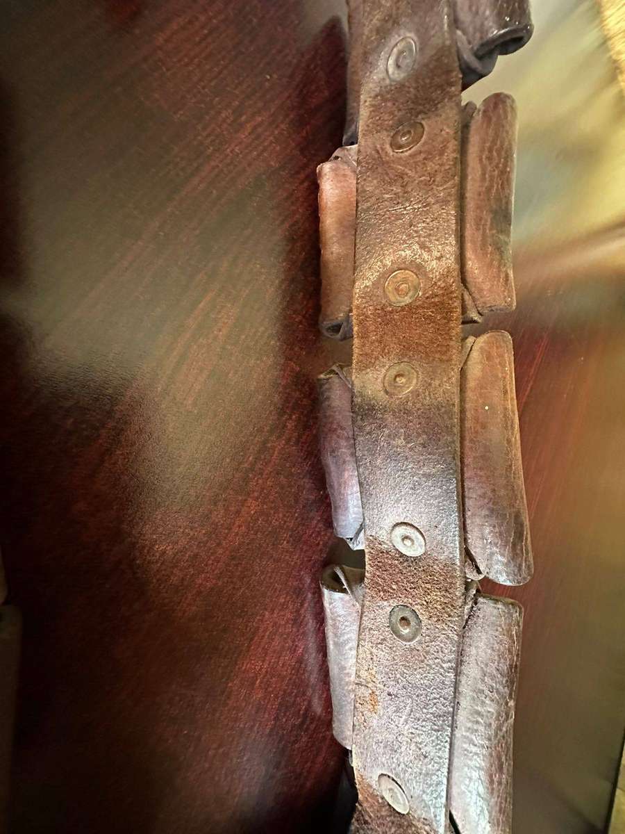 Union Defenc force Pattern 1901 bandolier,used by Mounted Infantry during the invasian of German Sou