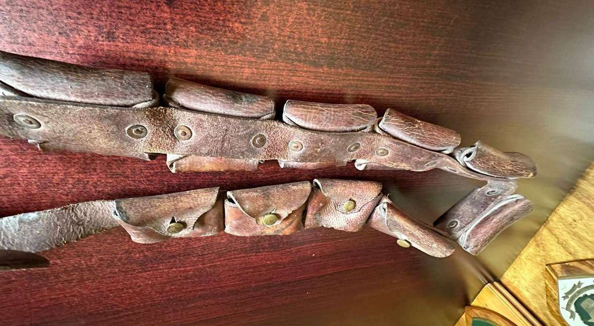 Union Defenc force Pattern 1901 bandolier,used by Mounted Infantry during the invasian of German Sou