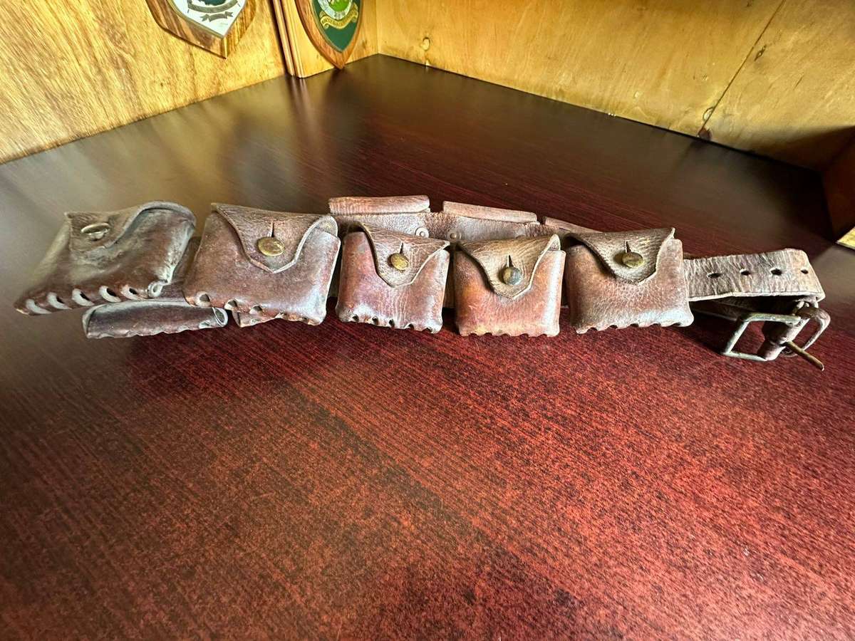 Union Defenc force Pattern 1901 bandolier,used by Mounted Infantry during the invasian of German Sou