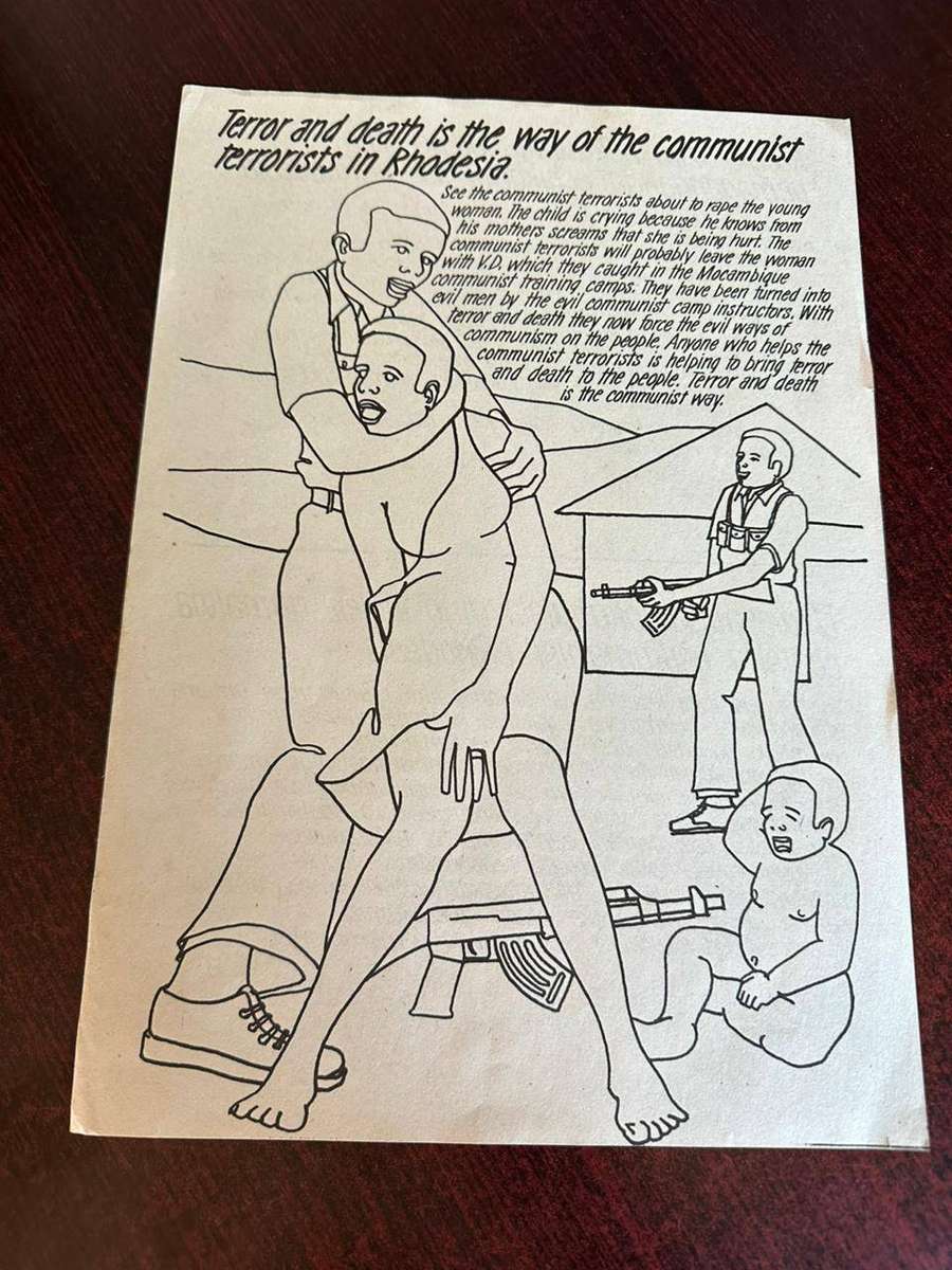 Original Rhodesian propaganda leaflet