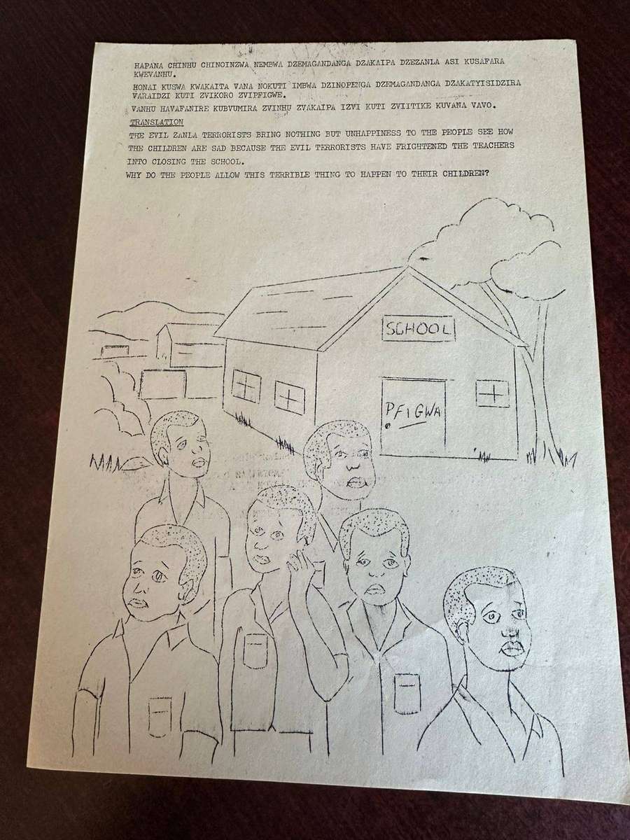 Original Rhodesian propaganda leaflet