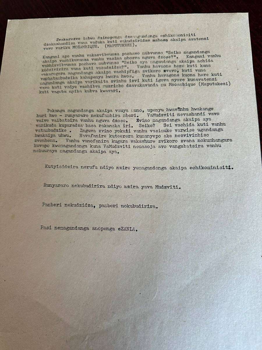 Original Rhodesian propaganda leaflet