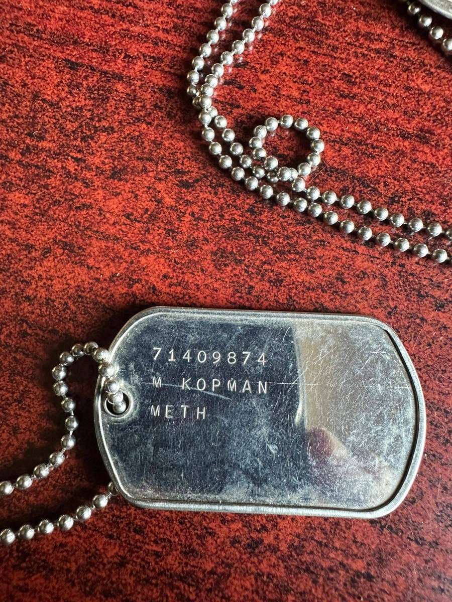 2x Dog tags. Sold together.