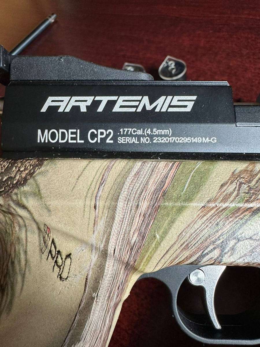 Artenis Model CP2 .177 cal. air pistol/rifle, modular design that can be used as pistol or short rif