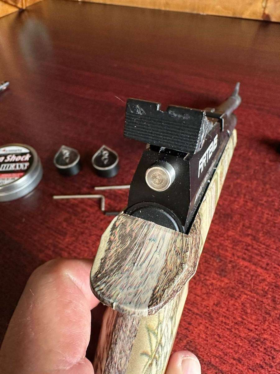 Artenis Model CP2 .177 cal. air pistol/rifle, modular design that can be used as pistol or short rif