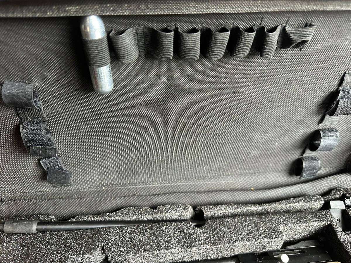 Artenis Model CP2 .177 cal. air pistol/rifle, modular design that can be used as pistol or short rif