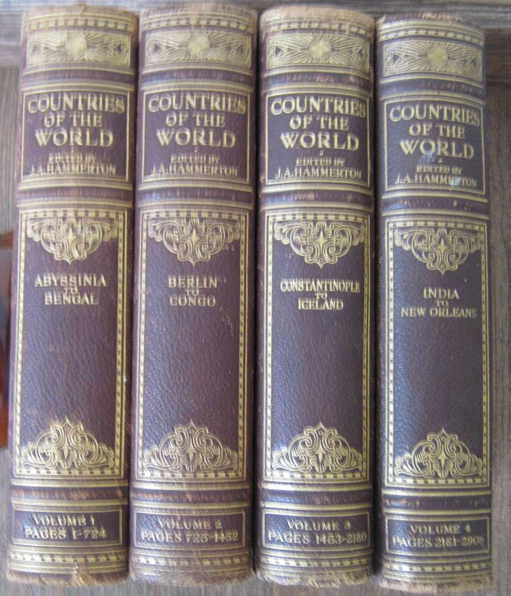 Countries of the World - 4 Volumes  Fully Illustrated