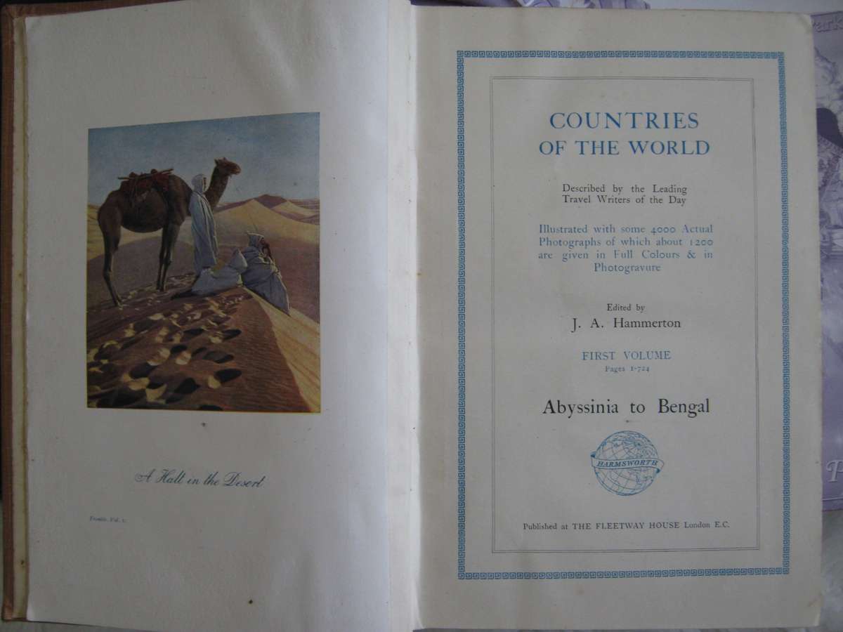 Countries of the World - 4 Volumes  Fully Illustrated