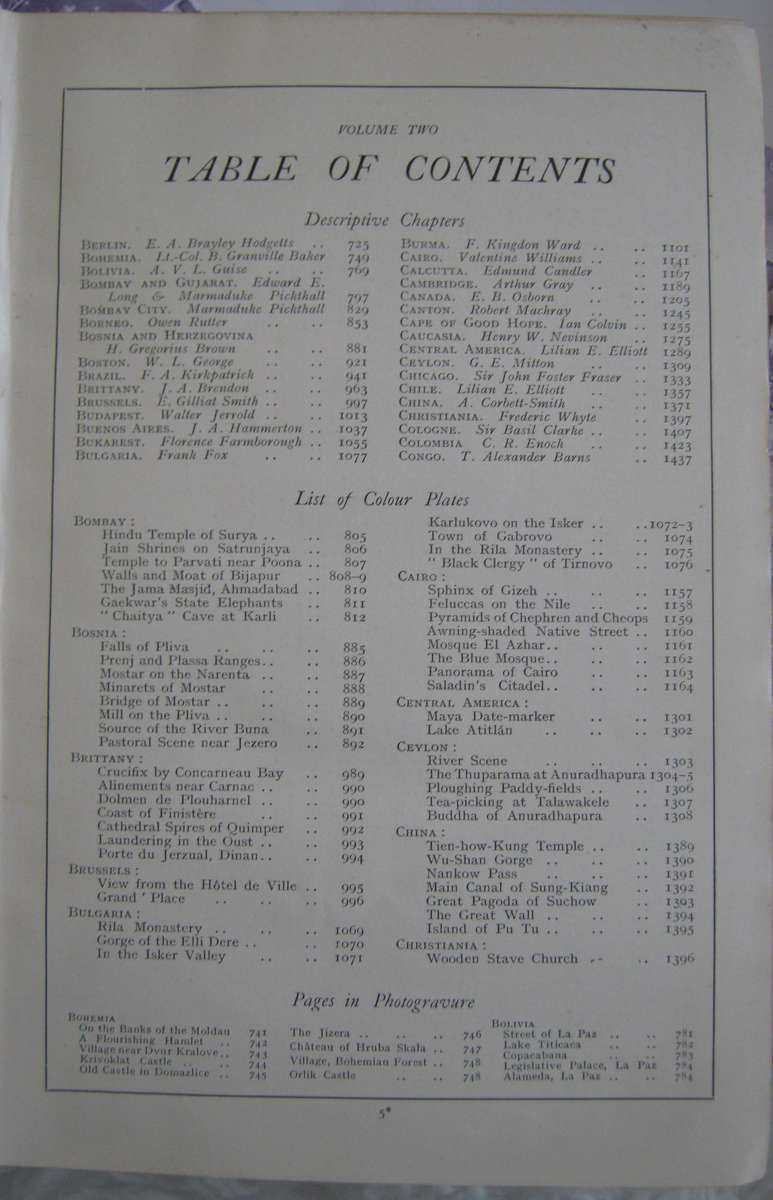 Countries of the World - 4 Volumes  Fully Illustrated