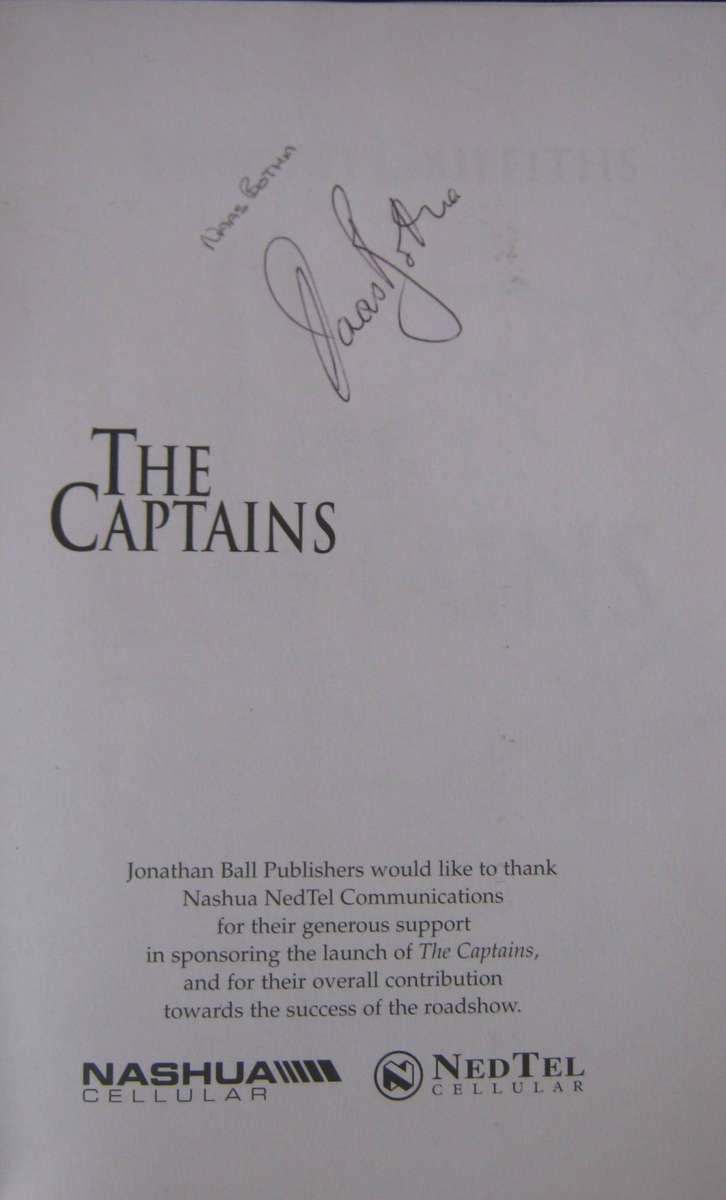 2 Signed Rugby Books: The Captains & Mac The Face of Rugby