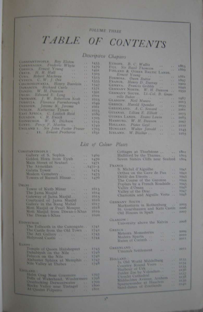 Countries of the World - 4 Volumes  Fully Illustrated