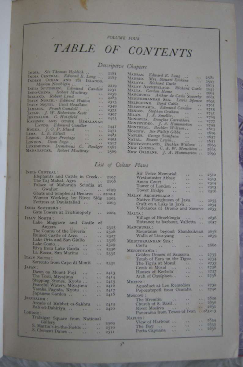 Countries of the World - 4 Volumes  Fully Illustrated