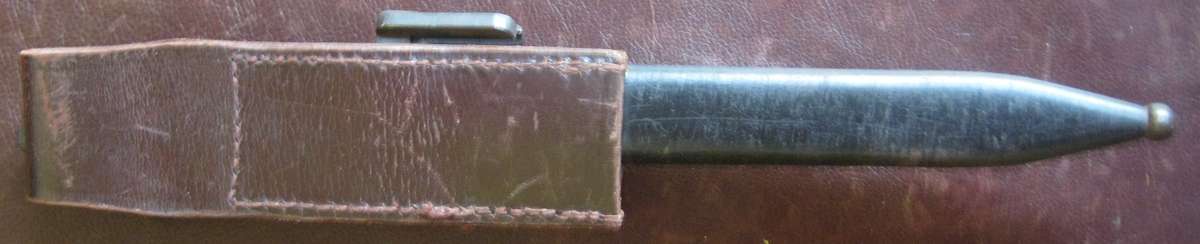 SAP FN | FAL Bayonet with Steel Scabbard & Leather Frog