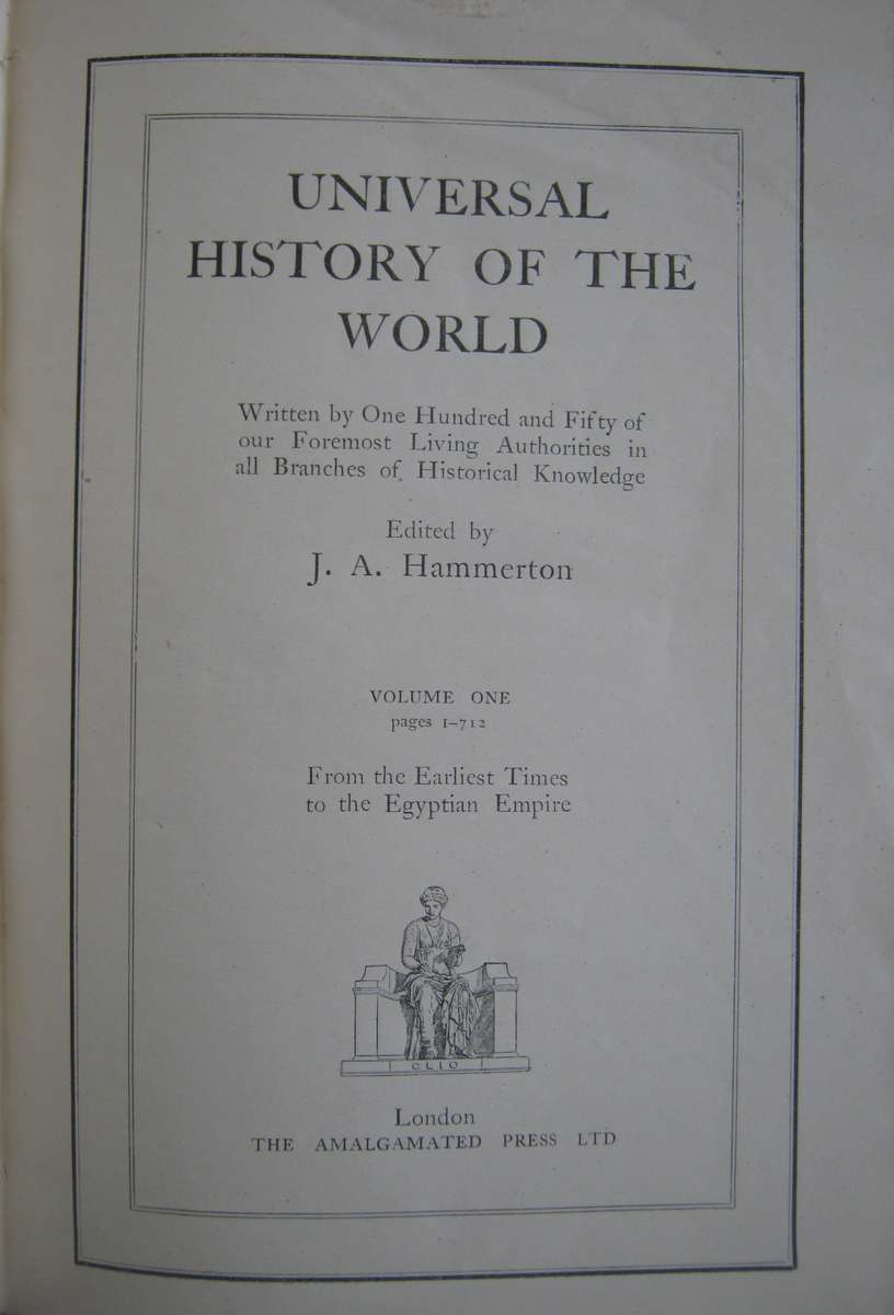 Universal History of the World - 5 Volumes  Fully Illustrated