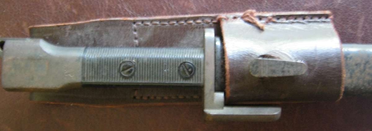 SAP FN | FAL Bayonet with Steel Scabbard & Leather Frog