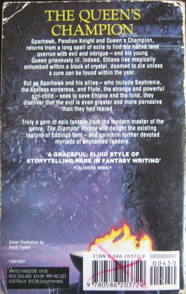 The Diamond Throne Book One of The Elenium  David Eddings