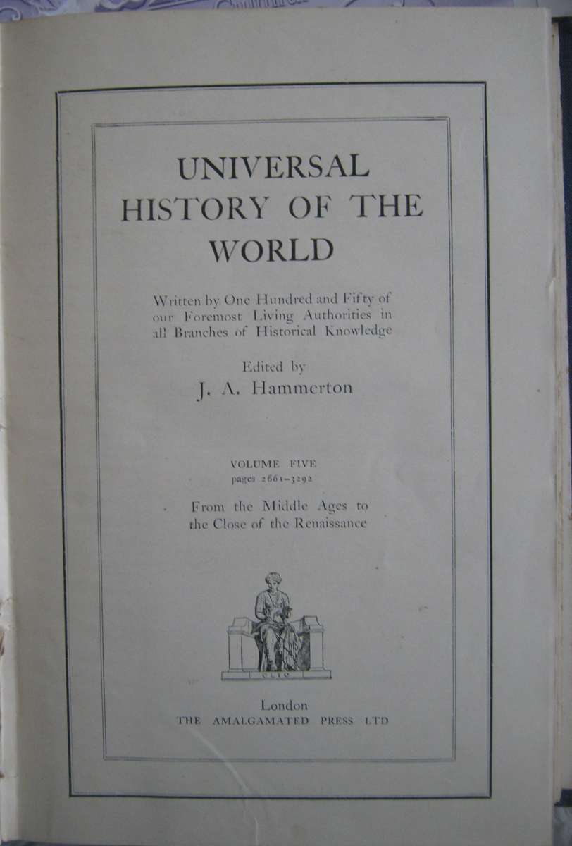 Universal History of the World - 5 Volumes  Fully Illustrated