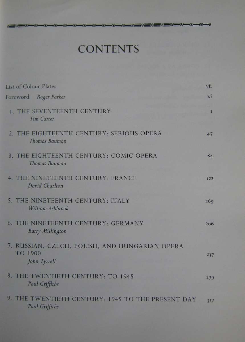 The Oxford Illustrated History of Opera Edited by Roger Parker