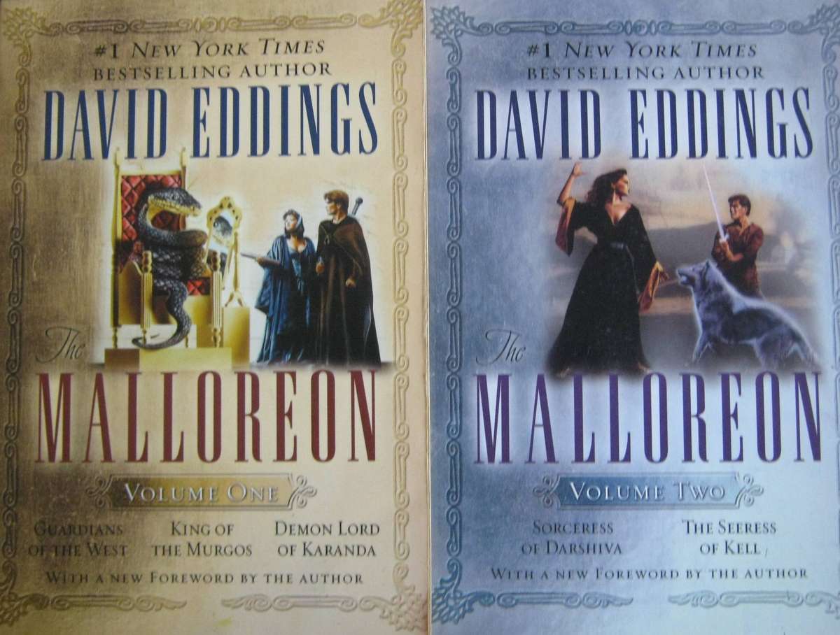 2 David Eddings Books: Malloreon Volumes 1 & 2 David Eddings