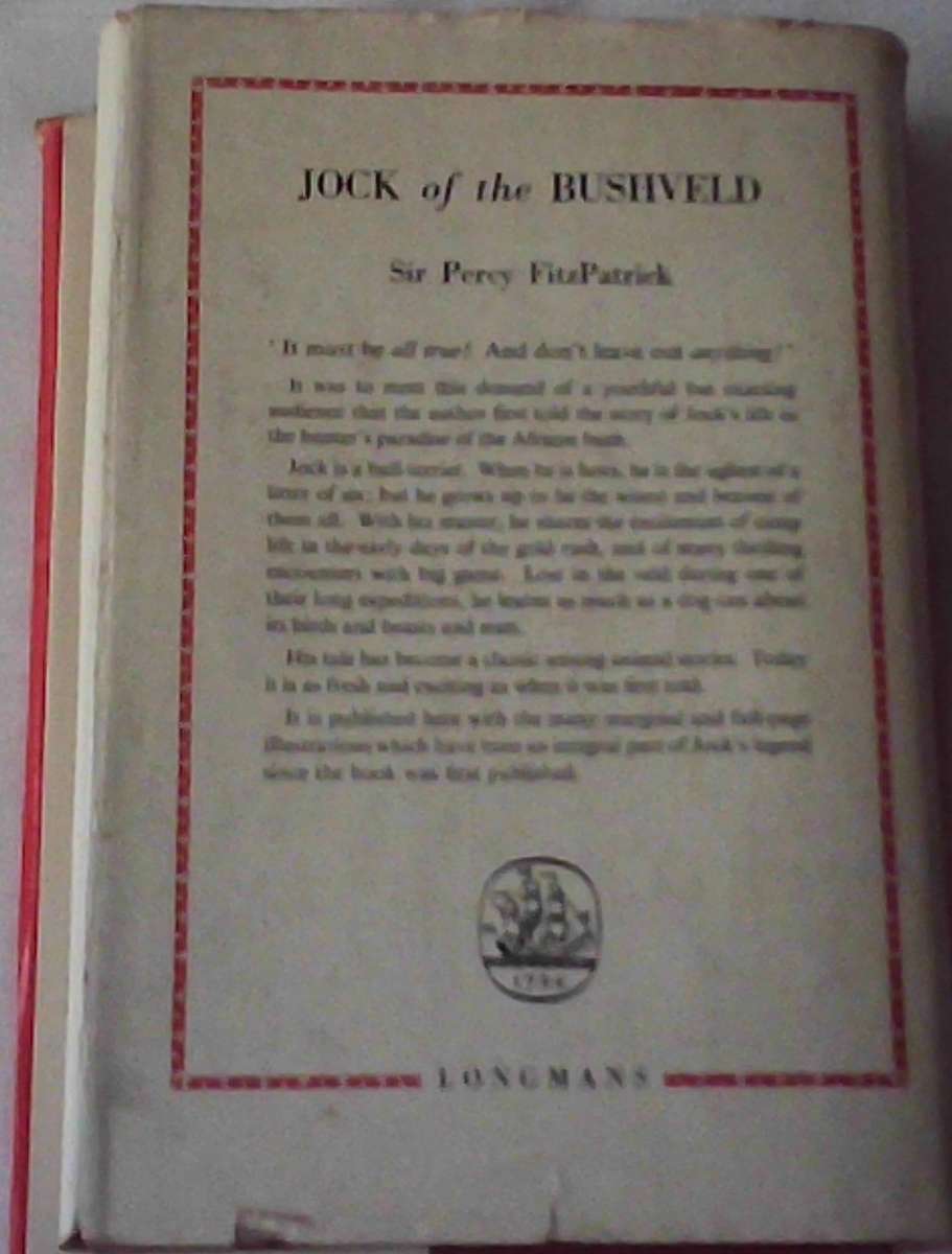 Jock of The Bushveld Sir Percy Fitz Patrick